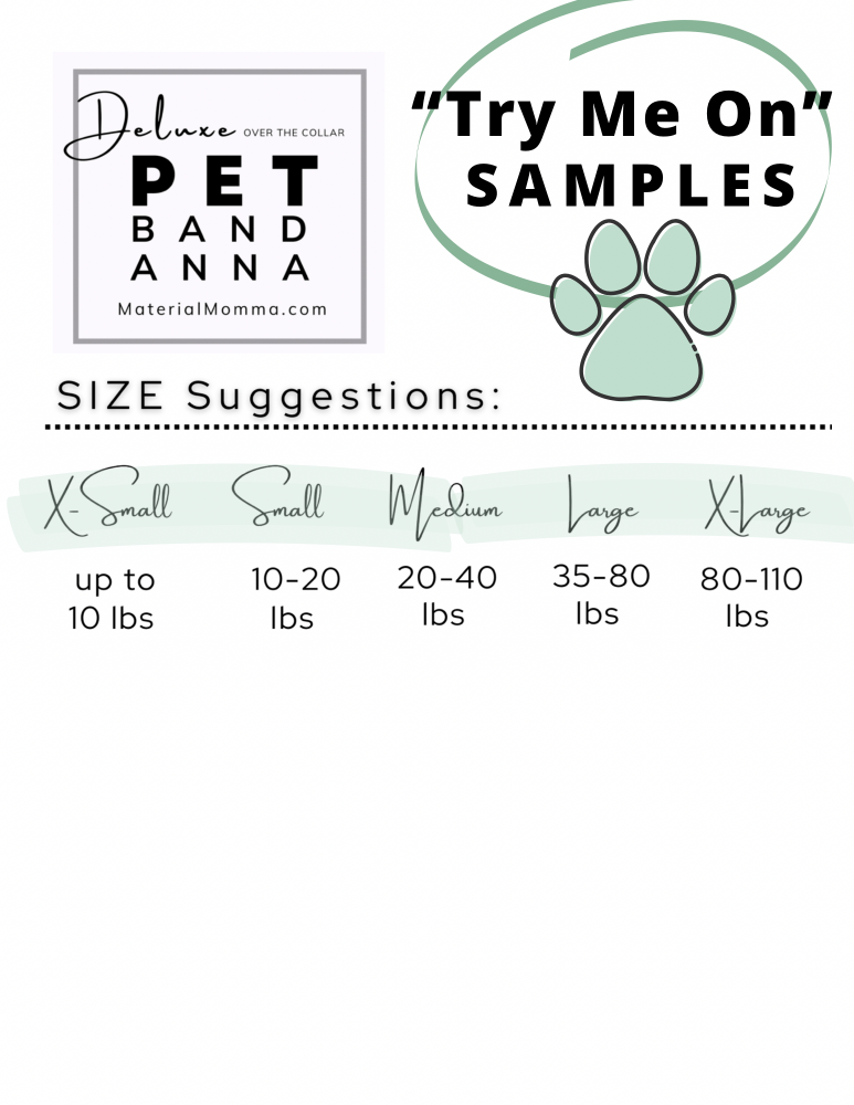 PET Bandana, 'Merica! Size & Fit Guide 