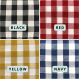 Fabric "Stay-Put" PICNIC Tablecloth | Gingham 1