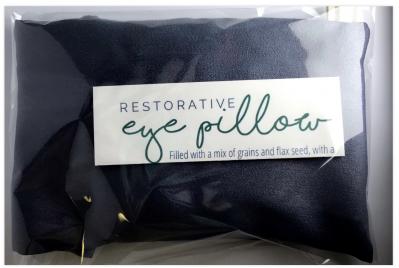 Black Satin Eye Pillow