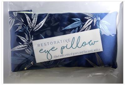 Blue Bamboo Satin Eye Pillow
