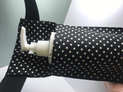 Massage Holster - Black n White Polka Dot