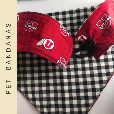 PET Bandana, Utah College Team & Checks