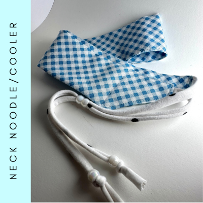 Neck Noodle, Bright Blue Gingham