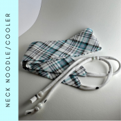 Adjustable, reusable neck cooler with water beads. To activate the water beads:  SOAK in cold/icy water for 1-3 hours, and rewet as needed. Between uses, hang out to dry for 3-5 days. 
